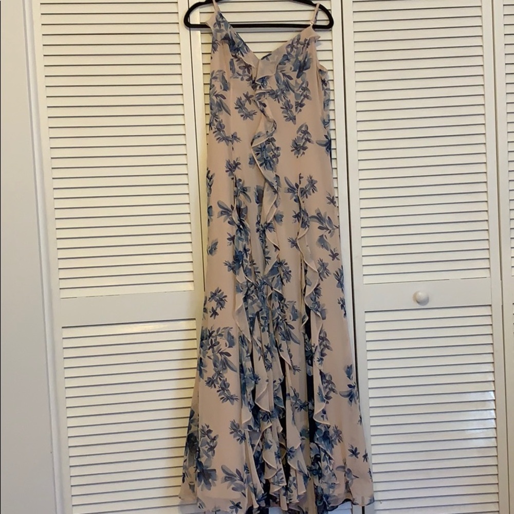 BC BG Max azria floral ruffle dress